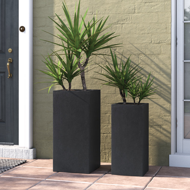 Denman 2 Piece Magnesium Oxide Pot Planter Set & Reviews Joss & Main
